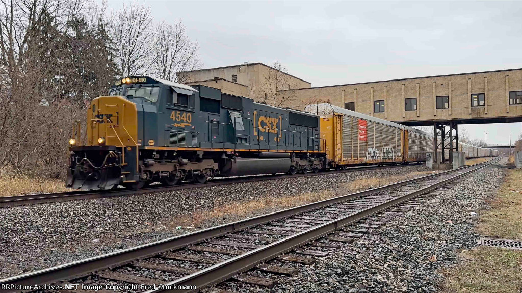 CSX 4540 is just a bit closer.